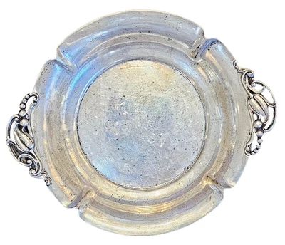 SHREVE & CO. SAN FRANCISCO ESTERLINA #11158 BON BOWL con asas foliadas Foto 1 de 4