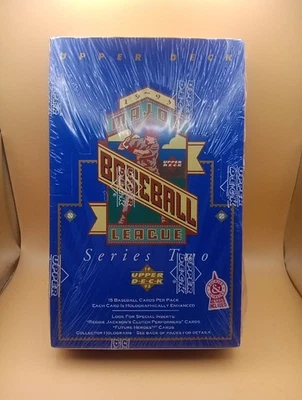 Upper Deck Baseball Series 2 1993 caja de cera sellada de fábrica 36 paquetes Derek Jeter radiocontrol Foto 1 de 4