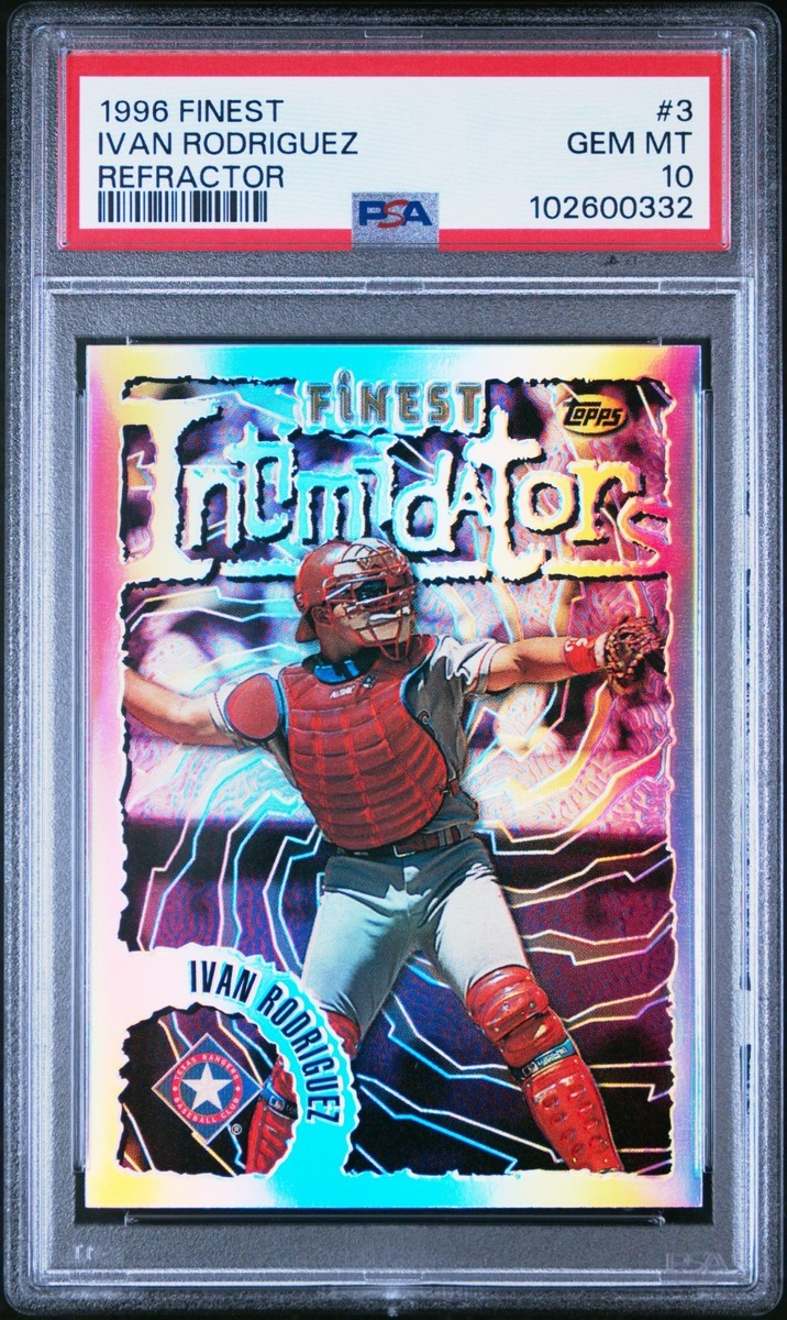 Ivan Rodriguez 10 Graded Baseball Sports Trading Cards