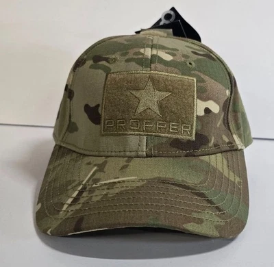 Gorra táctica de béisbol Propper Contractor para hombre verde camuflaje Ripstop Snapback Foto 1 de 4