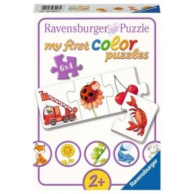 RAVENSBURGER, I miei primi puzzle - 6 puzzle 4 pezzi - Tutti i miei colori, ,... - Immagine 1 di 4