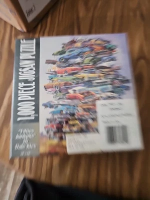 Novo quebra-cabeça Dale Klee's Fifties Junkpile 1000 peças 57 carros Chevy NOVO - Imagem 1 de 4