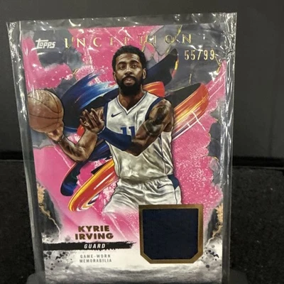 2025 Topps Inception Kyrie Irving Pink Memorabilia 55/99 - Image 1 of 2