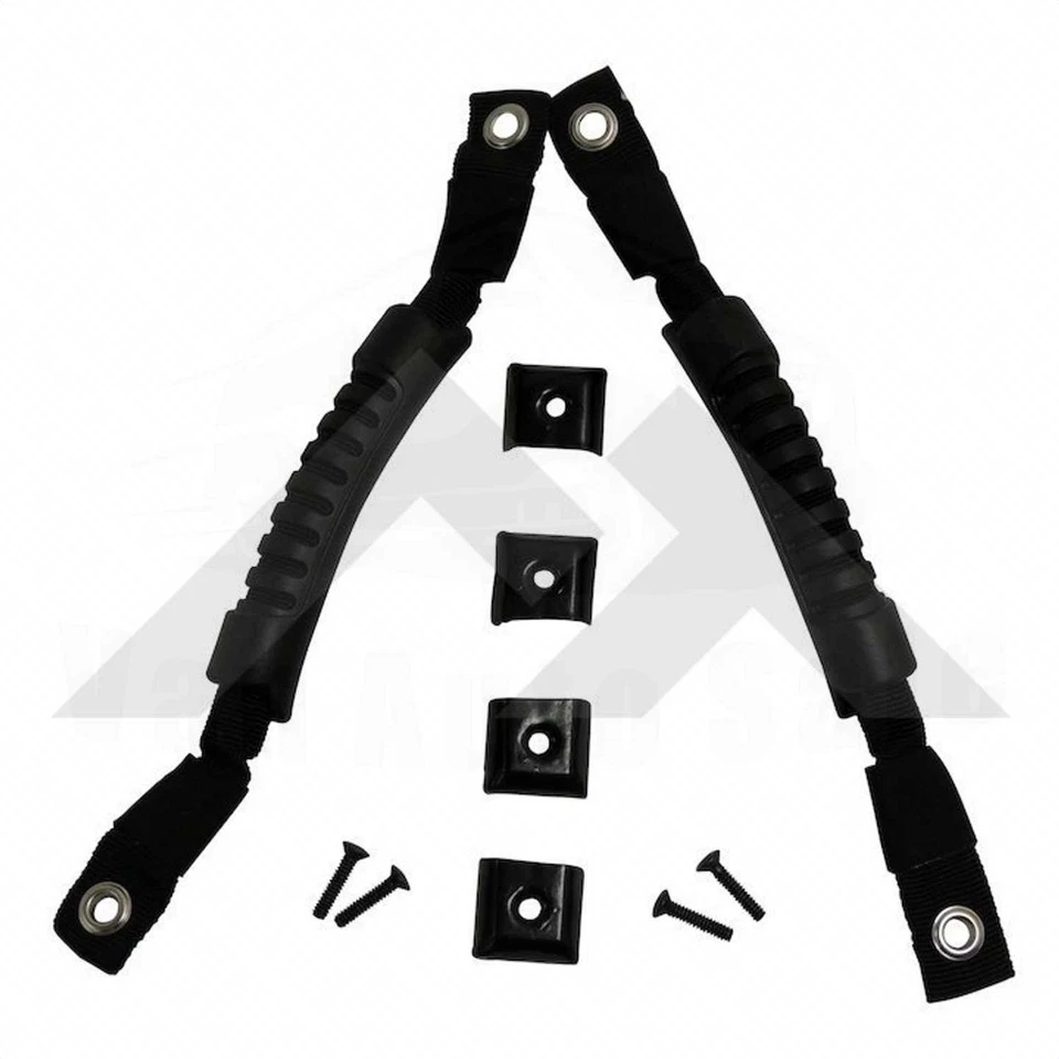 Juego de manijas de agarre de puerta Cr auto delanteras, izquierda y derecha para Jeep CJ-7 1976-1986 Foto 1 de 1