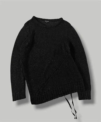 Suéter tejido asimétrico cicatrizado Ann Demeulemeester (talla 40 para mujer) Foto 1 de 4