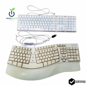 Klawiatura klasyczna partia - Microsoft Natural Elite + Apple model A1048 - przetestowana dobra - Zdjęcie 1 z 5