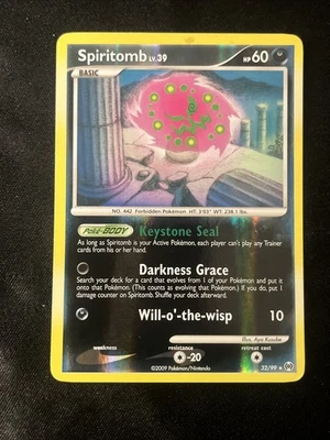 Spiritomb - 32/99 (Arceus) - Very Lightly Played LP - Reverse Holo - Image 1 of 2