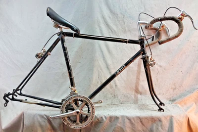 1974 Sanwa Vintage Touring Road Bike Frame Set 54cm Small Lugged Chromoly Steel~ - Image 1 of 4