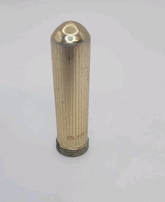 Tubo de lápiz labial vintage de los años 40 tono dorado "diamante rosa" Fifth Ave NY Foto 1 de 4