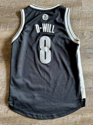 NBA Adidas Brooklyn Nets Deron Williams D Will Nickname Jersey Youth Medium - Image 1 of 4