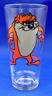 Vidrio Pepsi Tasmanian Devil Looney Tunes 1973 vintage - letras blancas Foto 1 de 4