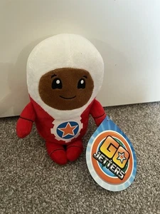 Go Jetters Lars Figur Plüschtier Kuscheltier 2015 CBeebies selten neu mit Etikett - Bild 1 von 7