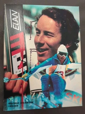 Ingemar Stenmark original signierte Autogrammkarte,autograph,Ski Alpin,Schweden  - Bild 1 von 2