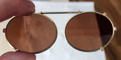 Gafas de sol retro vintage gafas con clip Steampunk Foto 1 de 4