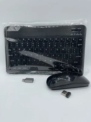 Combo de ratón con teclado inalámbrico para iPad cualquier tableta Foto 1 de 3