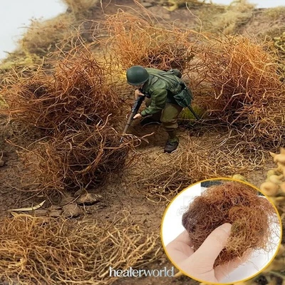 HO/OO Scale Miniatures Weeds War Game Scene Model Autumn Withered Grassroots - Image 1 of 4