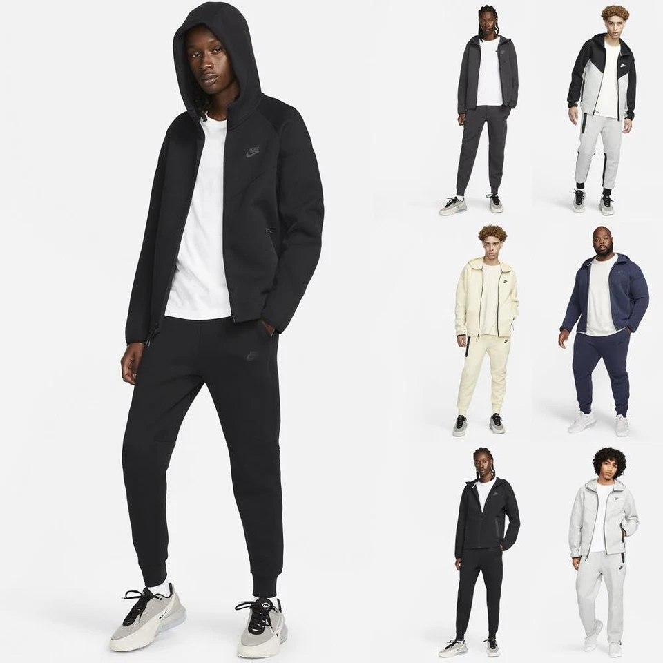 Nike NSW Tech Fleece Herren Jogginganzug Sweatanzug Kapuzenjacke + Jogginghose - Bild 1 von 1