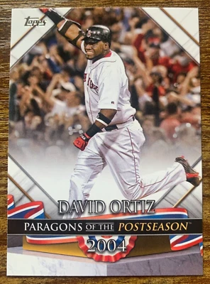 2022 Topps Update David Ortiz PARAGONS of the POSTSEASON #PP-2 Boston Red Sox - Image 1 of 2