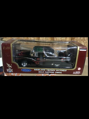 1955 Ford Crown Victoria 1:18 Black 92139 - Image 1 of 3