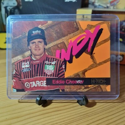 Eddie Cheever #39 1993 Hi-Tech Indy 500 Card F1 Retro Motorsport Memorabilia - Image 1 of 2