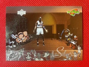 *Raro* 1996-97 Space Jam Pantalla Plateada #JS14 Michael Inspirador Vestuario *Como Nuevo - Imagen 1 de 3