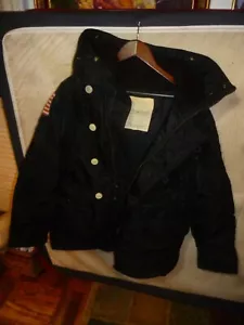 Giacca Parka Vintage Polo Ralph Lauren Jeans Co Nero Taglia L RARA - Foto 1 di 8