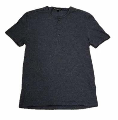 Camisa John Varvatos Dyer Henley Mediana Foto 1 de 4