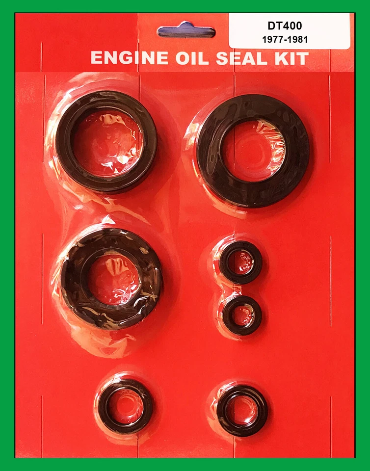 Kit de sellado de aceite Yamaha DT400 1977 1978 1979 1981 piñón de embrague de cambio de manivela del motor Foto 1 de 1
