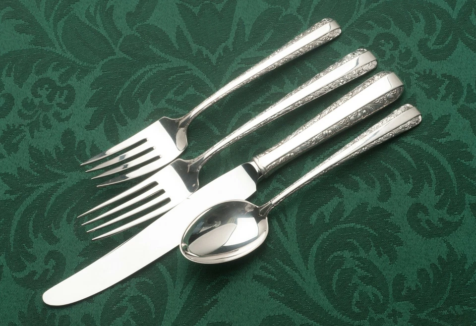 Candlelight by Towle Plata de Ley 4 Piezas Ajuste de Lugar, Cuchillo Hoja Francesa Foto 1 de 1