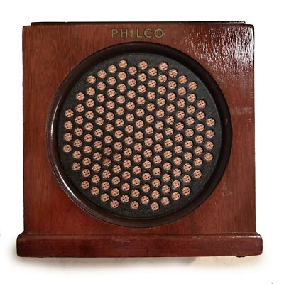 Altavoz Philco 902 de colección no probado no funciona para exhibición o restauración Foto 1 de 4