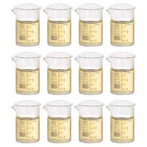 Taza de medición baja graduada de vidrio de borosilicato de 5 ml 3,3 10 piezas con caño transparente - Imagen 1 de 9
