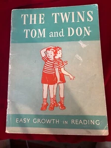 The Twins Tom & Don Easy Growth In Reading Pre-Primer Level 2 Paper Great Images - Picture 1 of 4