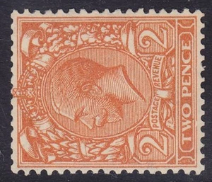 GB SG421b 2d ORANGE SIDEWAYS WATERMARK MM SPEC N36cb RAHMENBRUCH UNTEN "W" - Bild 1 von 3