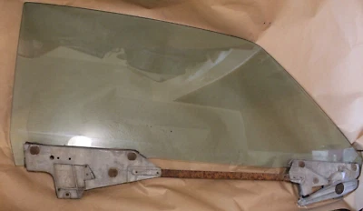 Passenger Side Front Door Glass and Partial Mount 1971 Pontiac LeMans 4 Door - Image 1 of 4