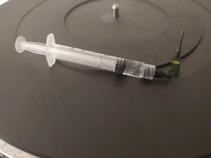 Dual Turntable Tonearm Cue Damping Fluid 300k Cueing Dampening Silicone Oil - Picture 1 of 3