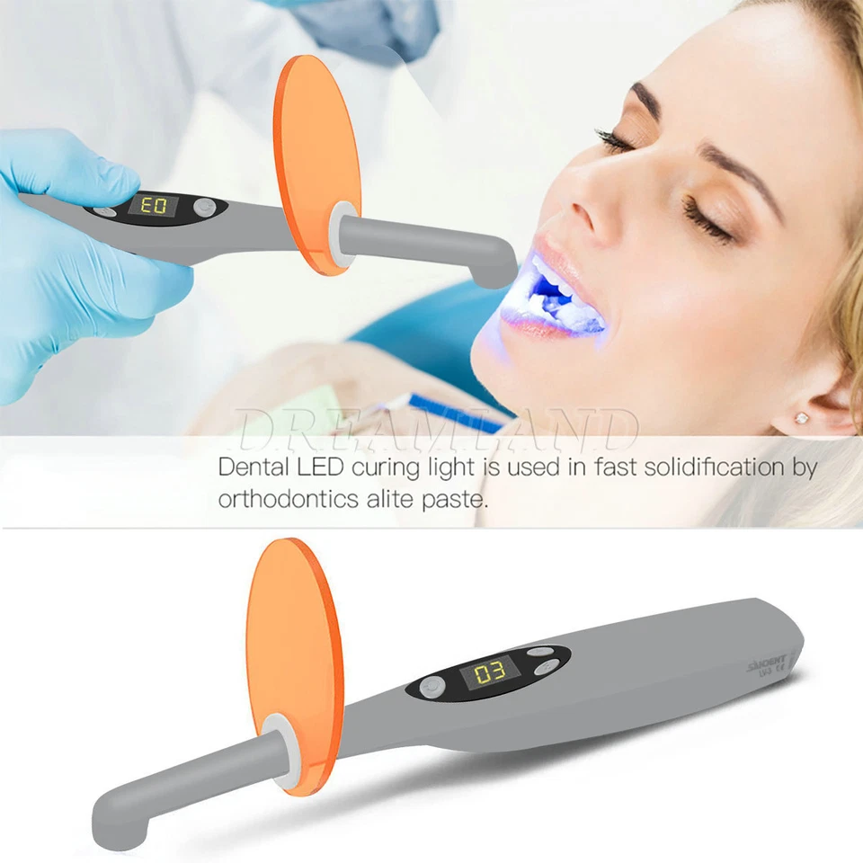 MARKENLOS Dental Cordless 3S Zahnarzt Polymerisationslampe LED Curing Light lamp