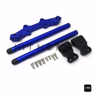 Clip-On Adapter Plate & Handlebars Set For Yamaha MT-07 FZ-07 2014-2017 Blue - Picture 1 of 12