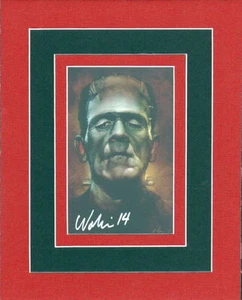 FRANKENSTEIN MATTED PRINT SDCC Exclusive HAND SIGNED by Artist Terry Wolfinger - Picture 1 of 1