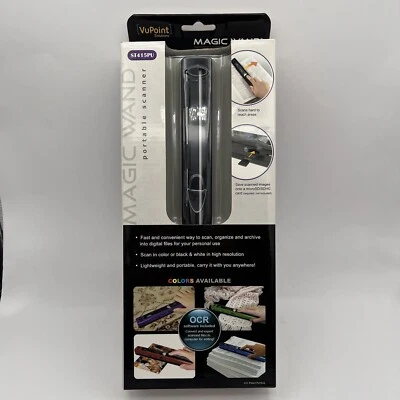 VuPoint Magic Wand Handheld Scanner Purple Portable ST415PU NEW NIB - Image 1 of 4