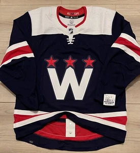 NEW Adidas MiC Washington Capitals Authentic Team Issue Alt Jersey size 54 - Picture 1 of 7