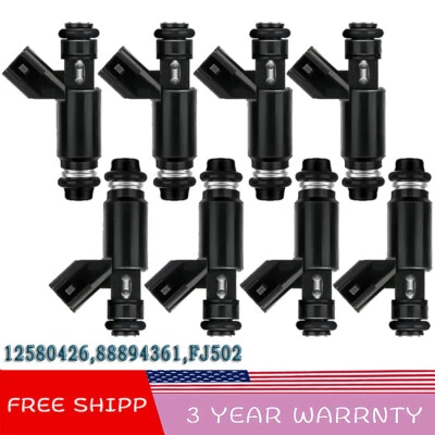 8X Inyector de combustible para Chevrolet Suburban Express Tahoe GMC Yukon Sierra 2003-2006 Foto 1 de 4