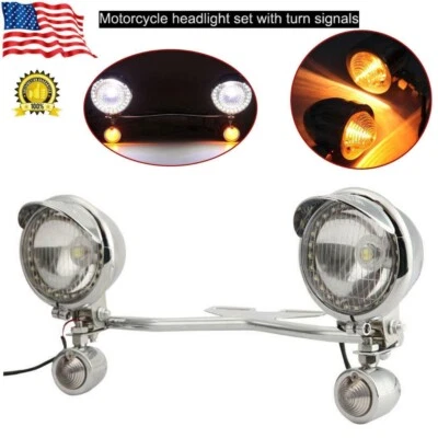 Barra de luces de señal de giro de paso de conducción para Yamaha Road Star XV 1700 1600 A AL AS Foto 1 de 4