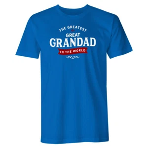 Great Grandad Gift T Shirt Happy Birthday Present Personalised Tee Tshirt Xmas - Picture 1 of 12
