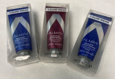 Almay Velvet Foil Cream Shadow 040 Ruby Glam & 060 Lunar Disco *Triple Pack* - Image 1 of 2