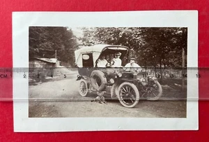 Privat Foto AK AUTOMOBILE um 1910 Adler, Opel ? mit offenen Verdeck ( 139111 - Bild 1 von 2
