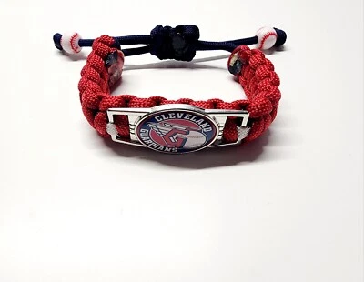 Cleveland Guardians Adjustable Bracelet Fan Apparel & Souvenirs Baseball MLB - Image 1 of 3