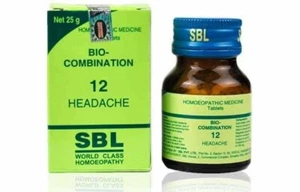 2 X SBL Bio-Combination BC 12, 25g Tablets  For Headache - Picture 1 of 3