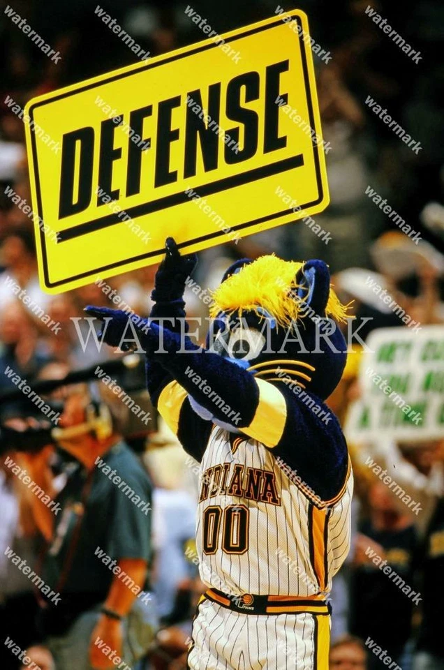 Foto GE326 Larry Bird Indiana Pacers mascota 8x10 11x14 16x20 Foto 1 de 1