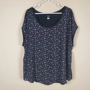 Blusa frente transparente estampado de estrellas tórridas talla 1 - Imagen 1 de 6