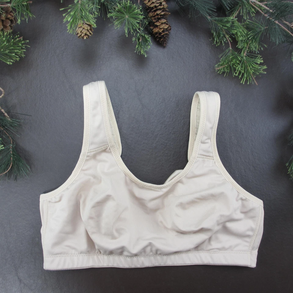 Sujetador Breezies 36C Beige Inalámbrico Cierre Ajustable Trasero Foto 1 de 4